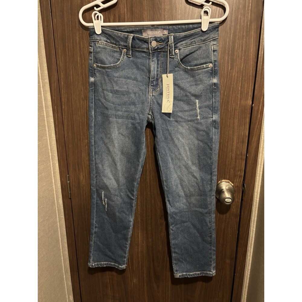 Just USA Size 27/4 Women’s Skinny Capri Jeans NWT